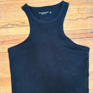 Abercrombie & Fitch Black Ribbed Top
